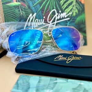 New ~ Maui Jim ~ Wiki Wiki Polarized Lenses w/ Titanium Frames 246-16